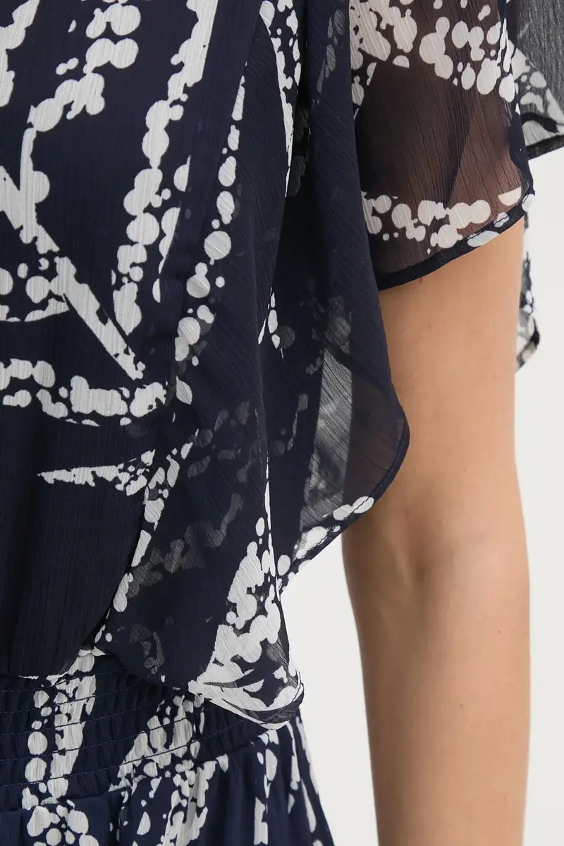 vestito colore blu navy DD4A6765 miniatura 5