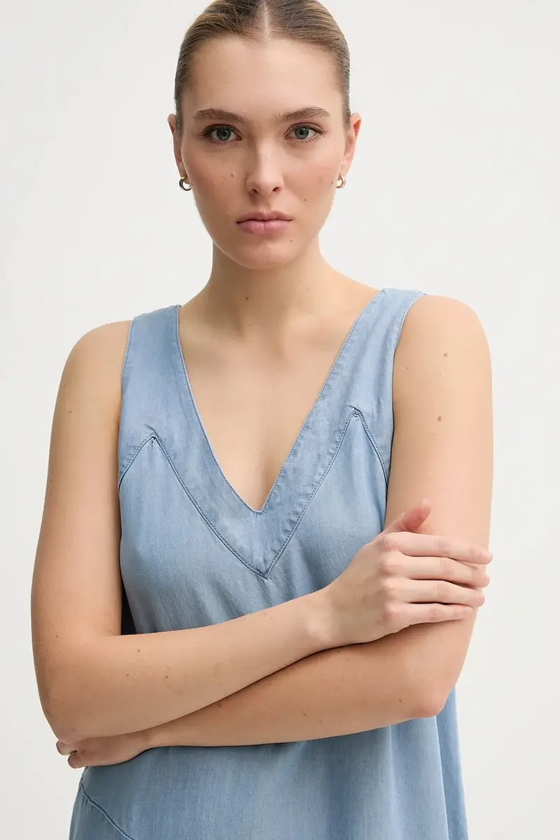 vestito colore blu P51BYAKG miniatura 4