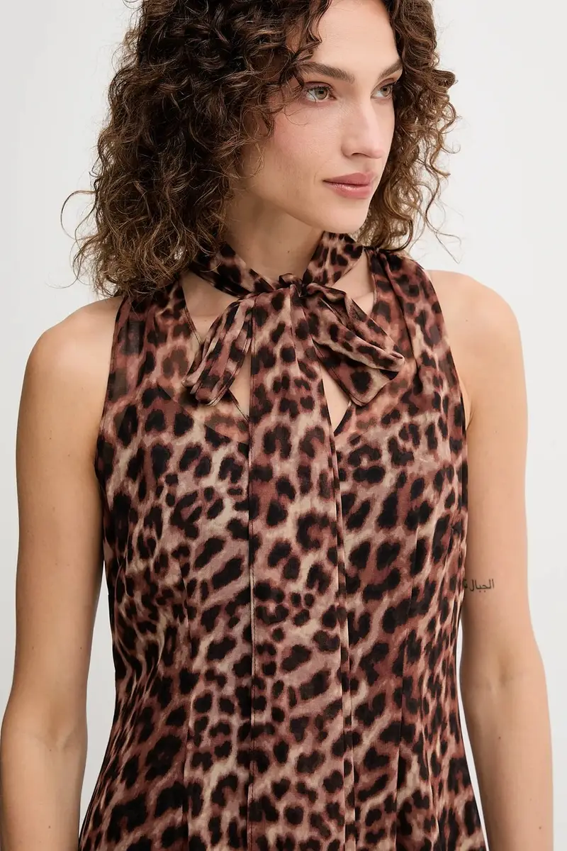 vestito colore marrone DD5G2M24 miniatura 4