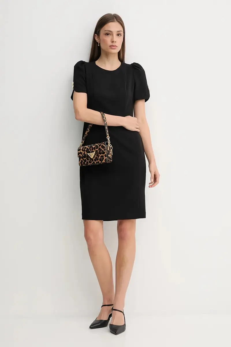 vestito colore nero DD3I166A miniatura 2