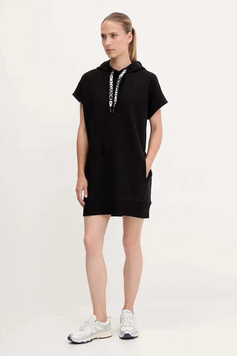 vestito colore nero DP5D4908 miniatura 2