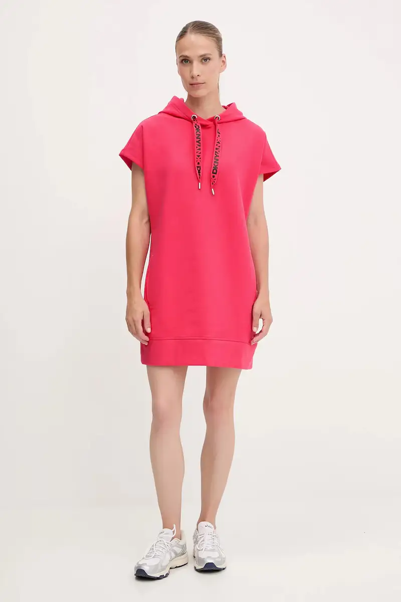 vestito colore rosa DP5D4908 miniatura 2