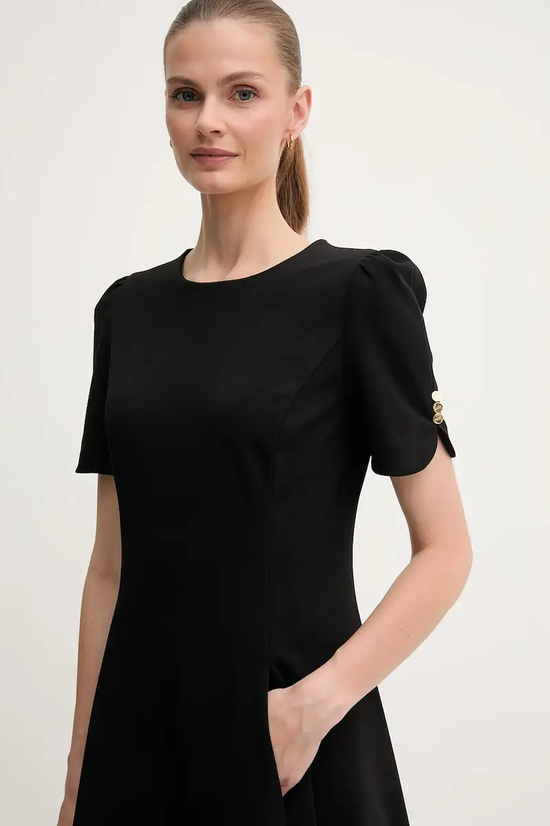 vestito colore violetto Nero miniatura 4