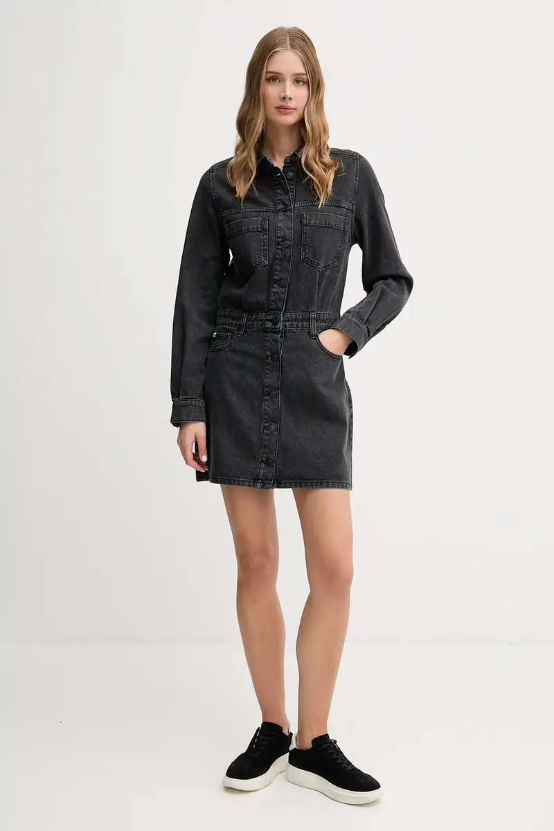 vestito di jeans colore grigio DJ5D9064 miniatura 2