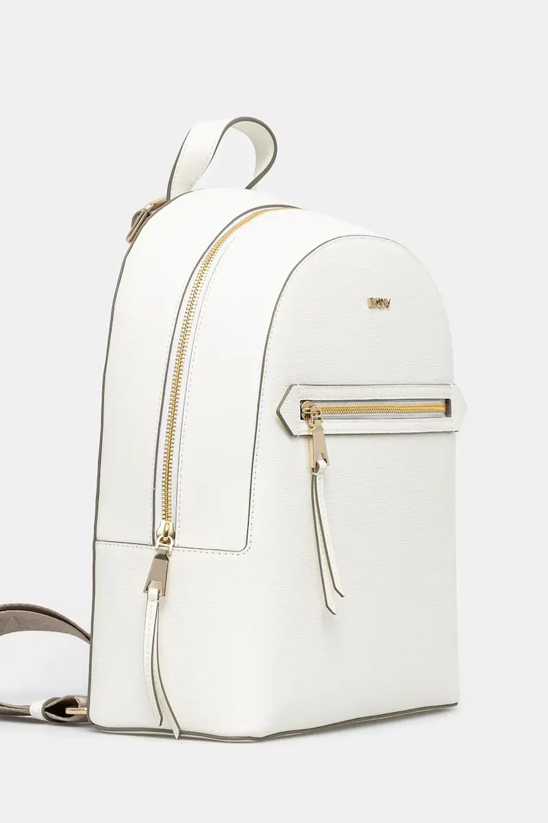 zaino in pelle Bianco miniatura 2