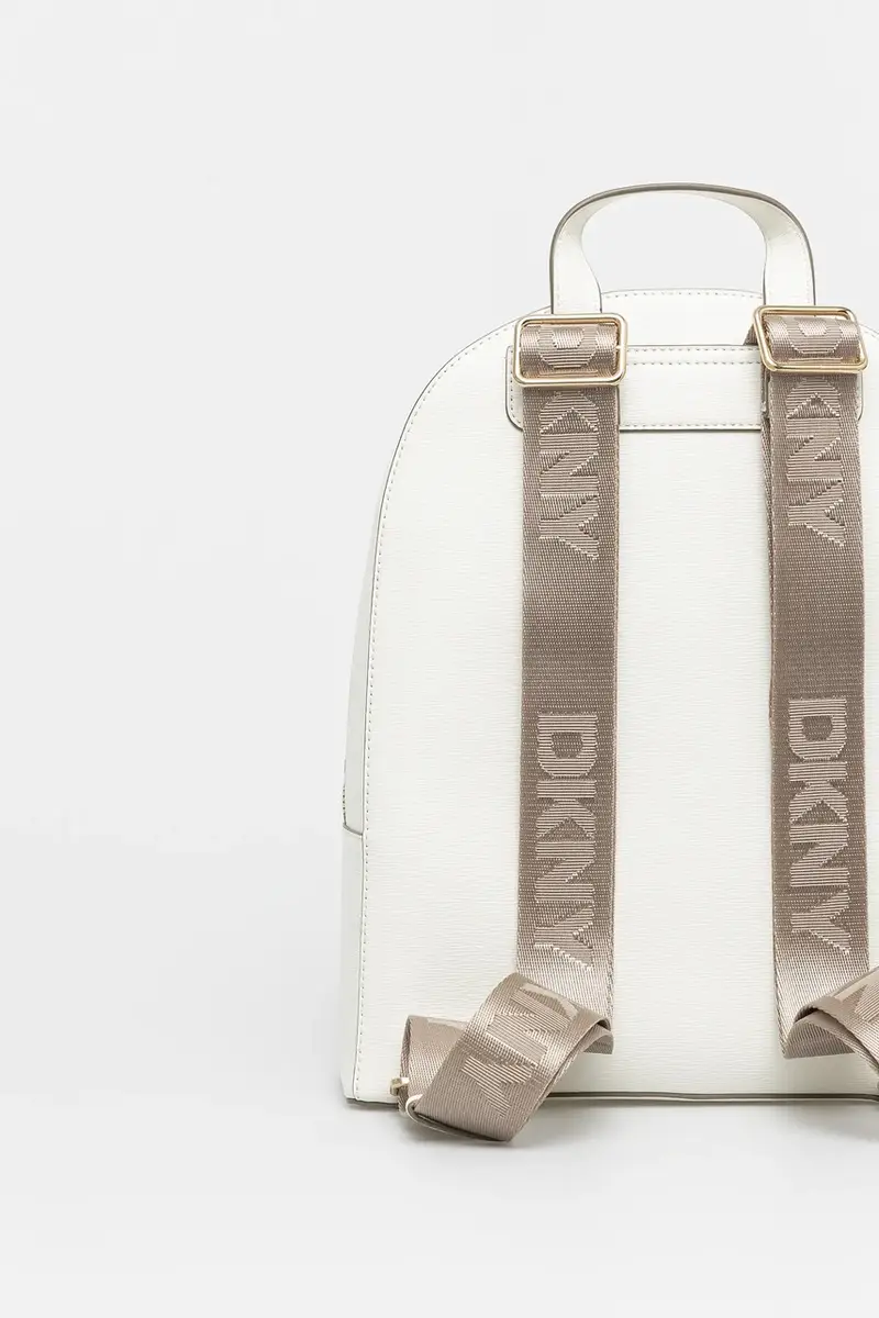 zaino in pelle Bianco miniatura 3