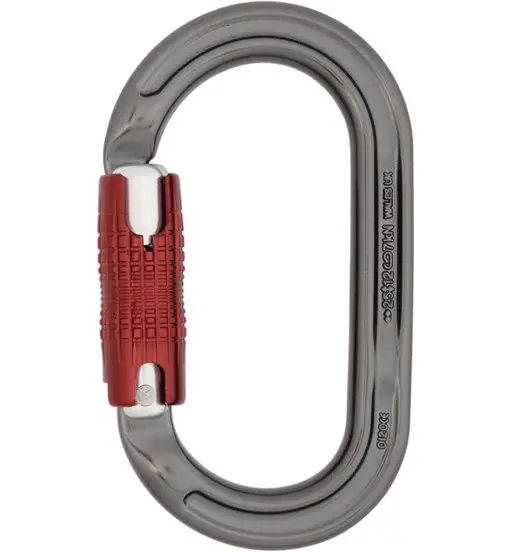 Ultra O Kwiklock - moschettone ovale Grey