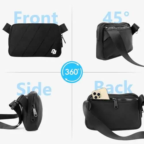 Dobaly Marsupio Donna Nero 3518029 miniatura 2