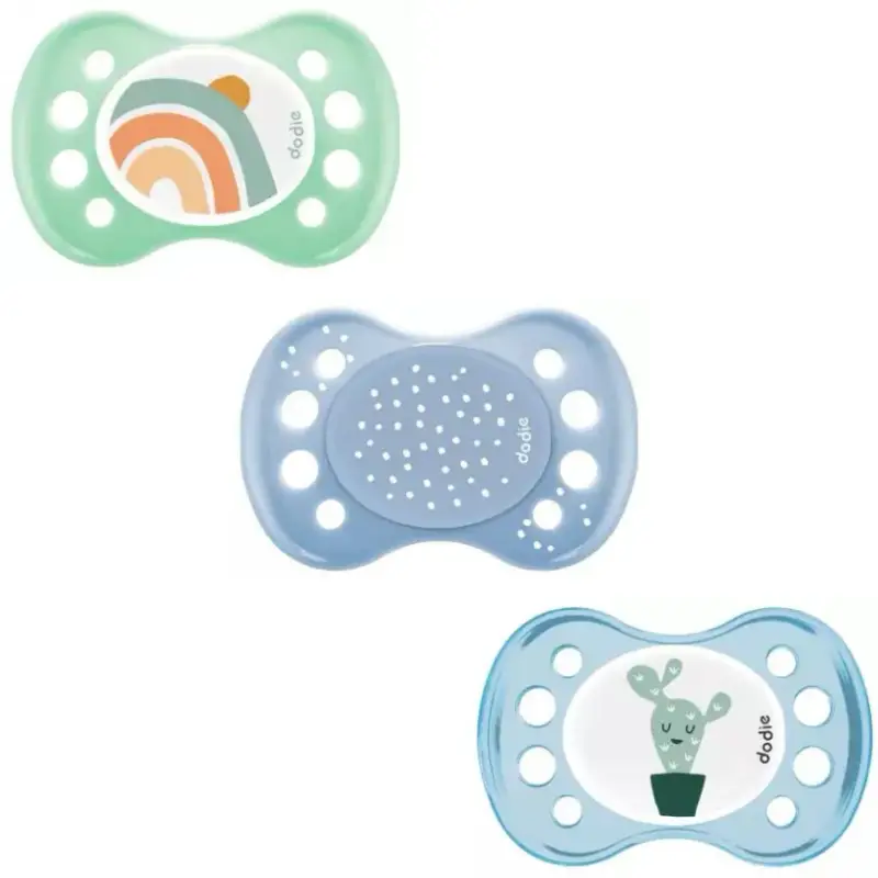 Lecca-lecca Anatomico Silicone 0-6 mesi "Happy Life Ragazzo" n°A95