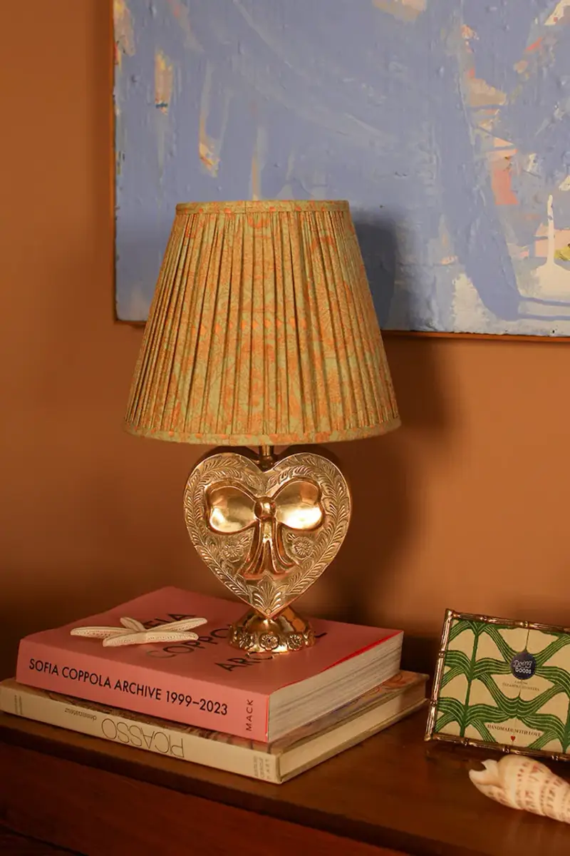 base per lampada da tavolo Bubbly Heart 26 cm colore giallo miniatura 3