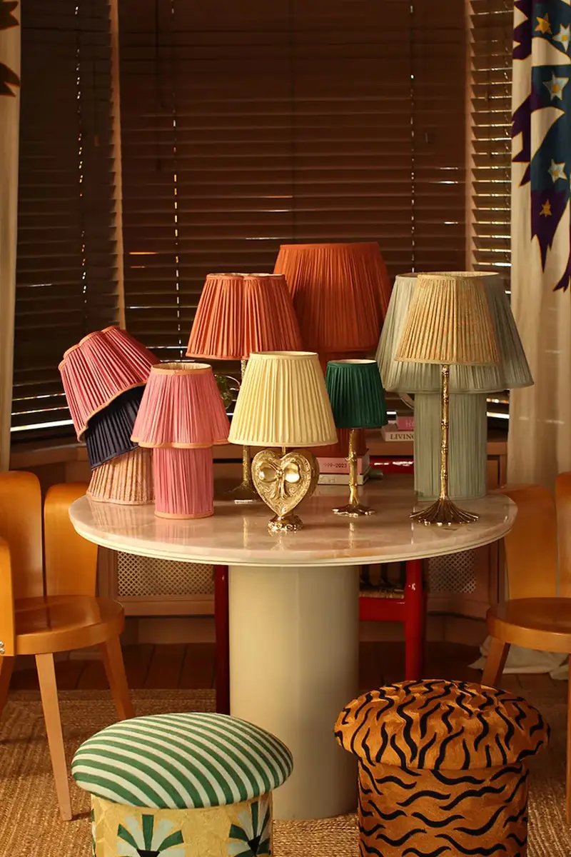 base per lampada da tavolo Bubbly Heart 26 cm colore giallo miniatura 4