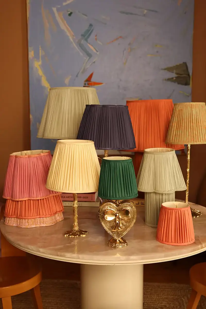 base per lampada da tavolo Bubbly Heart 26 cm colore giallo miniatura 5