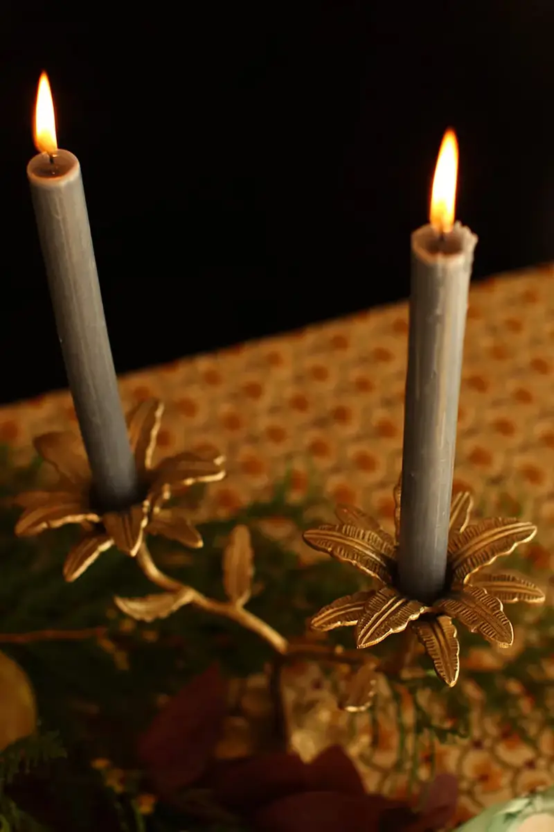 candeliere decorativo 22, 5 x 27 x 11, 5 cm Giallo miniatura 5