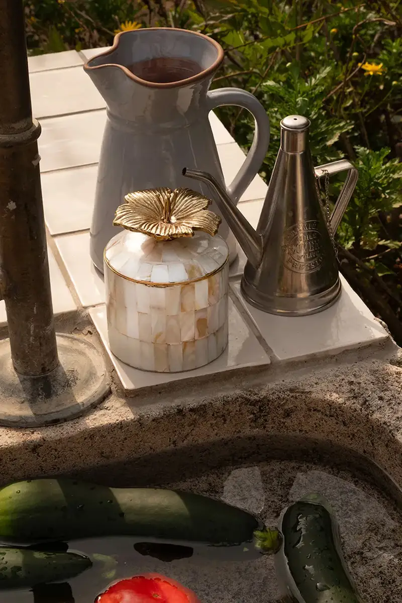 contenitore con copperchio Hailey 13 cm Multicolore miniatura 3