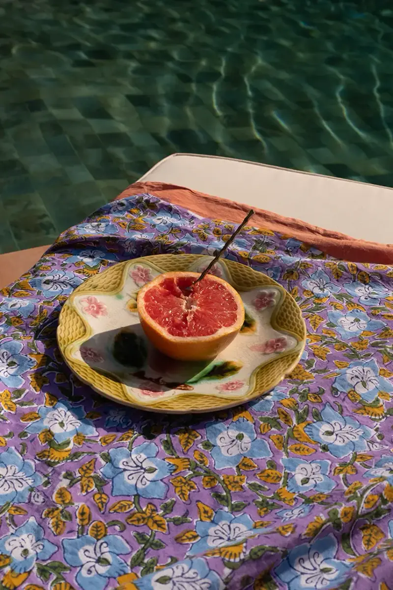 copriletto in cotone Alyssa 220 x 140 x 0, 20 cm Multicolore miniatura 4