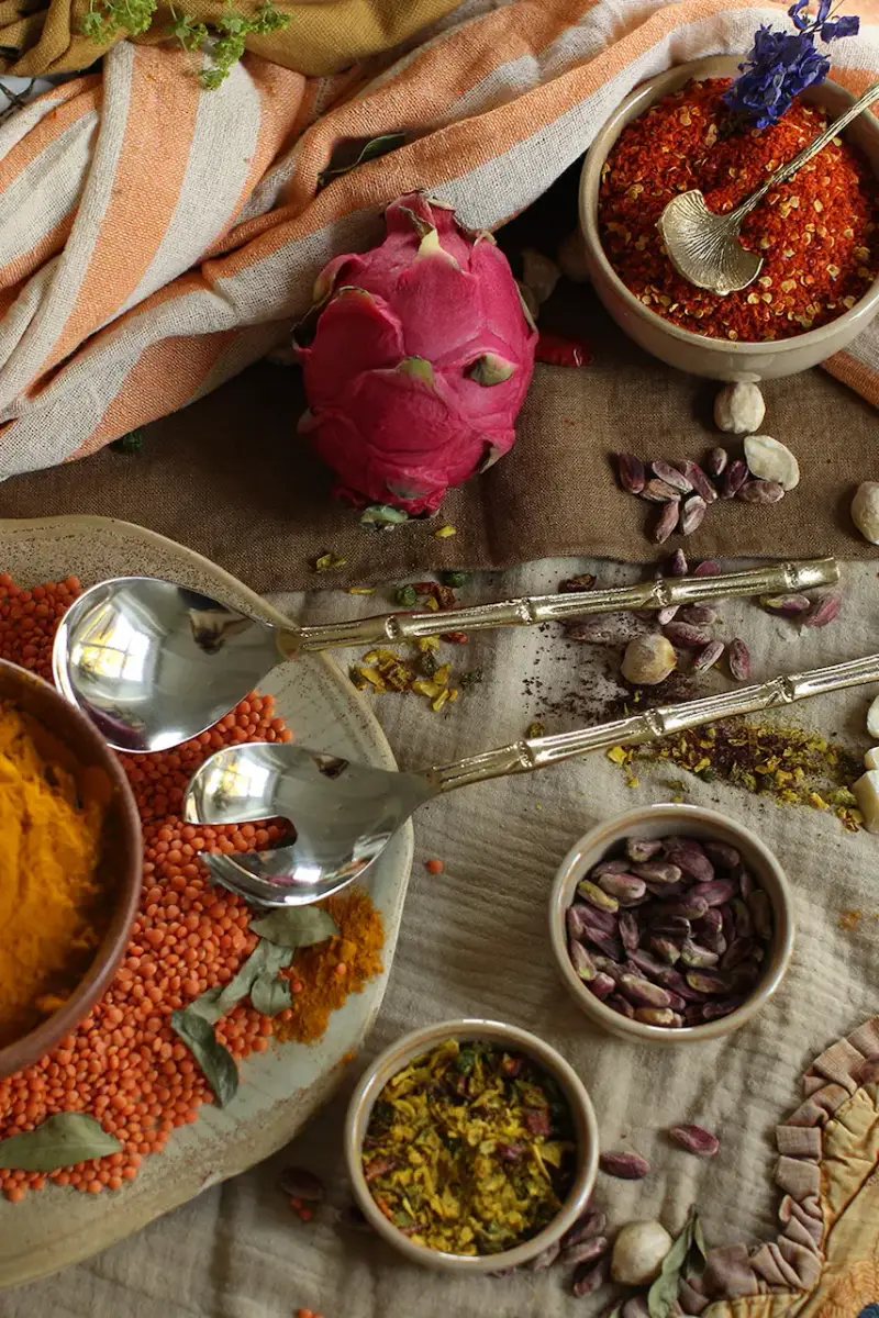 cucchiai da insalata Bodhi Bamboo pacco da 2 Multicolore miniatura 2