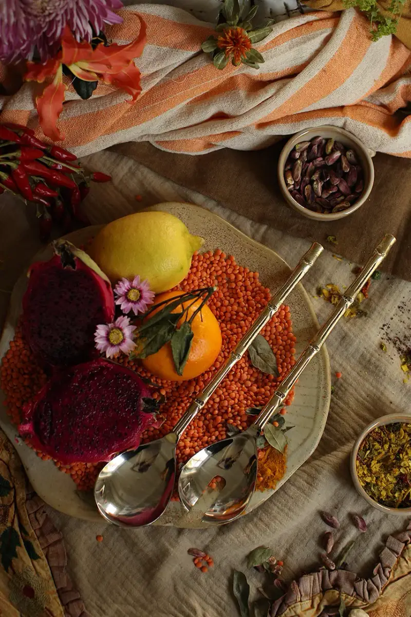 cucchiai da insalata Bodhi Bamboo pacco da 2 Multicolore miniatura 4