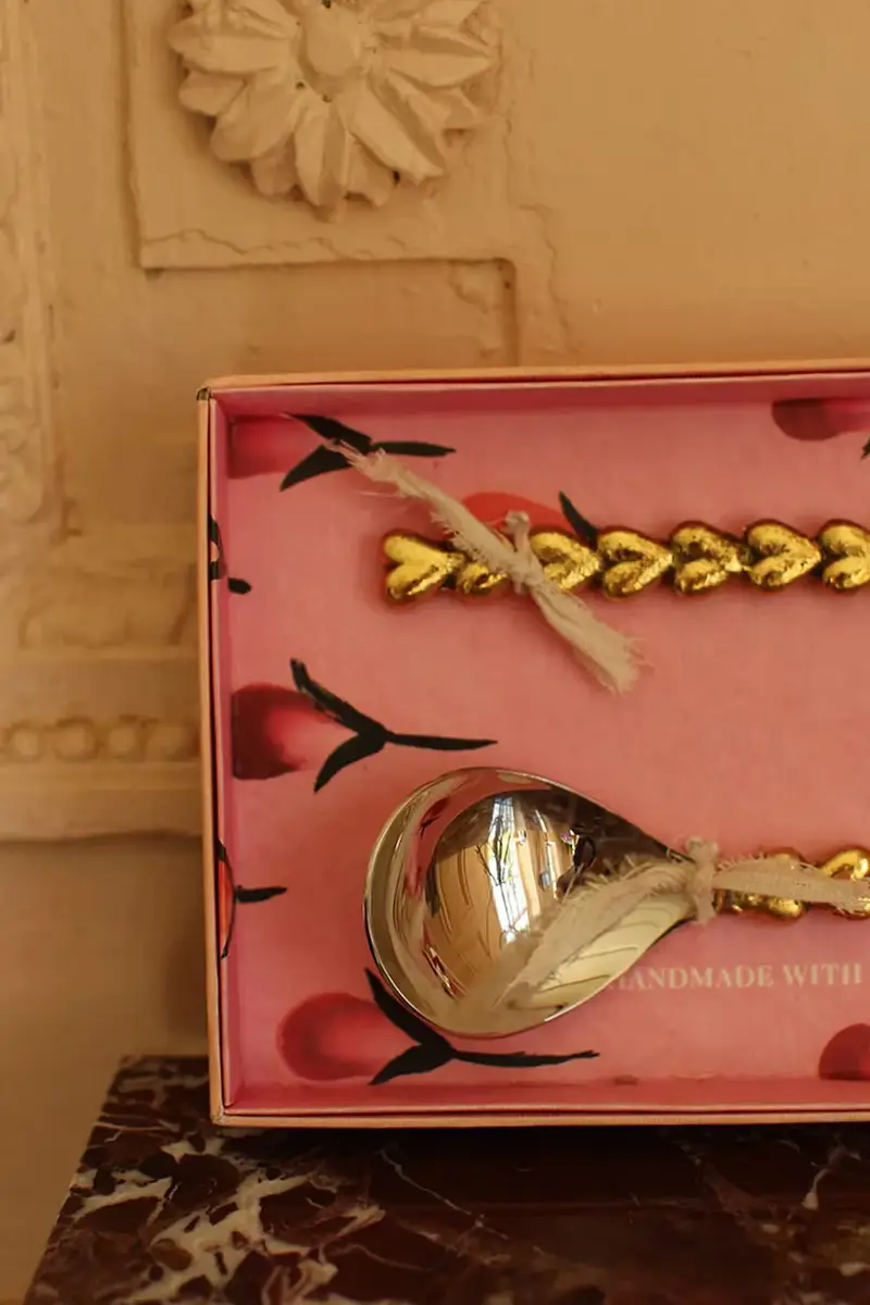 cucchiai da insalata Holly Heart 25 x 5, 5 x 2, 5 cm Giallo miniatura 3