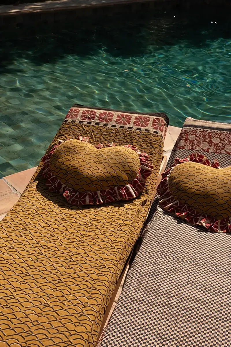 cuscino 48 x 66 x 17 cm Giallo miniatura 5