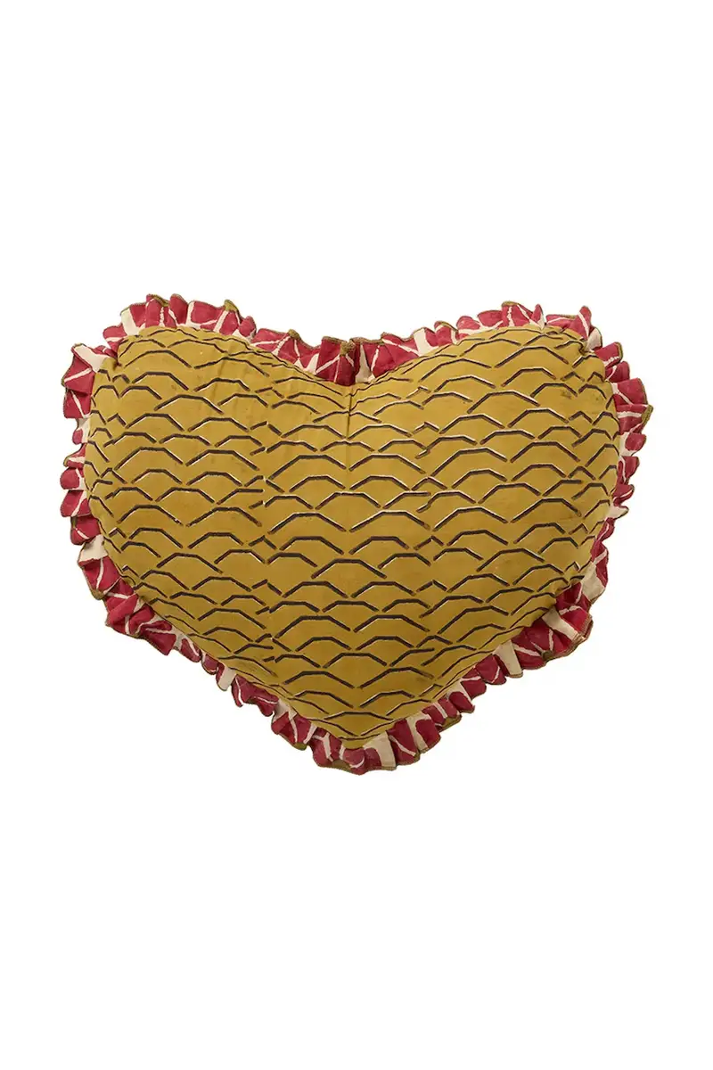 cuscino 48 x 66 x 17 cm Giallo