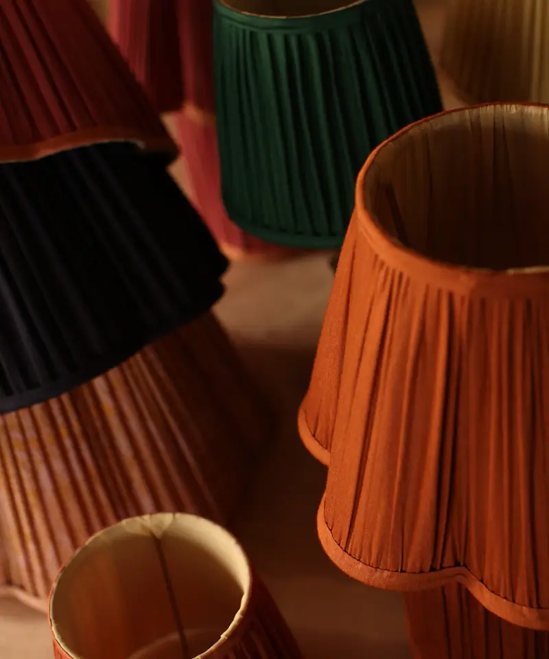 paralume Diya Scalloped L Rosa miniatura 2