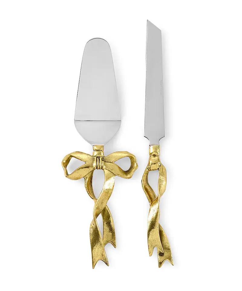 spatola e coltello da pasticceria Riley Ribbon Cake Set Multicolore