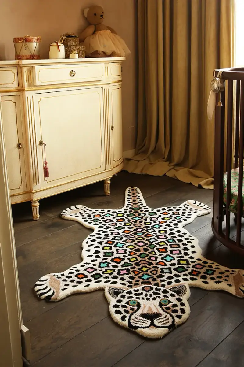 tapetto Disco 150 x 90 cm Multicolore miniatura 4