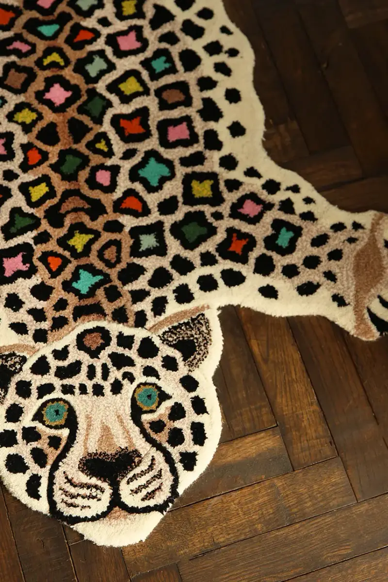 tapetto Disco 150 x 90 cm Multicolore miniatura 5