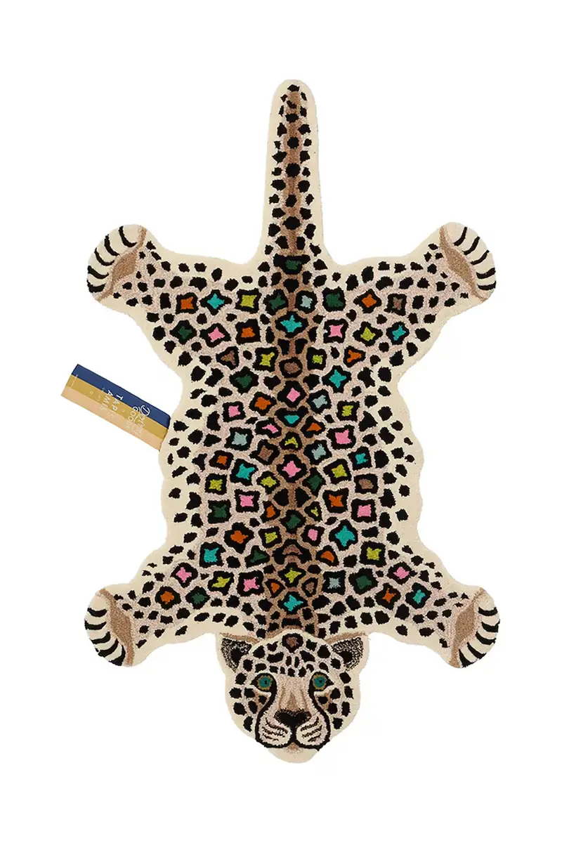 tapetto Disco 150 x 90 cm Multicolore