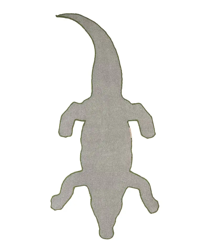 tappeto di lana Coolio Crocodile L colore verde miniatura 2