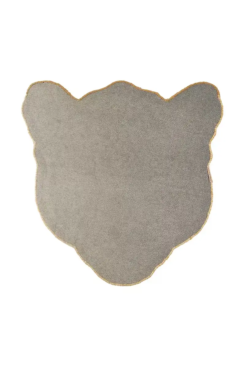 tappeto di lana Himani Leopard Head Giallo miniatura 2