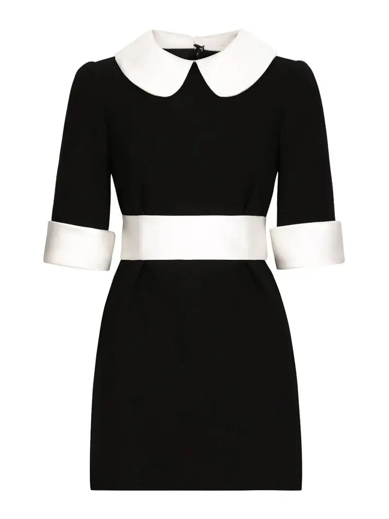 Abito a maniche corte Nero