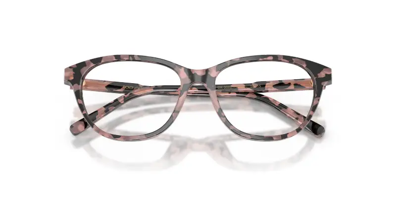 Bambino Dolce & Gabbana DX3002 3476 Montature da vista Acetato Tartaruga Trasparente Cat Eye Normale miniatura 2