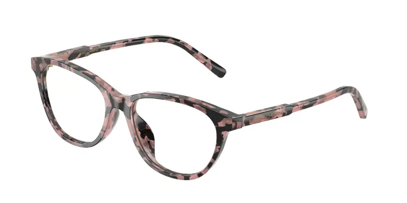 Bambino Dolce & Gabbana DX3002 3476 Montature da vista Acetato Tartaruga Trasparente Cat Eye Normale