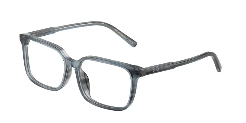 Bambino Dolce & Gabbana DX3003 3482 Montature da vista Acetato Blu Trasparente Squadrata Normale