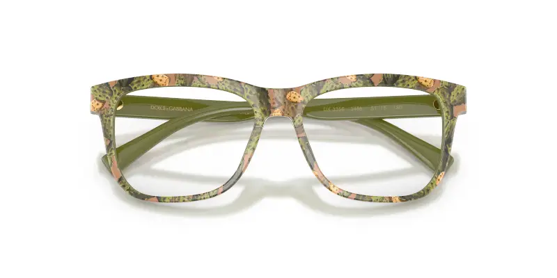 Bambino Dolce & Gabbana DX3356 3488 Montature da vista Acetato Multi-colore Trasparente Squadrata Normale miniatura 2