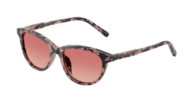 Bambino Dolce & Gabbana DX4010 3476A5 Occhiali da sole Acetato Tartaruga Rosa Cat Eye Normale Sfumato