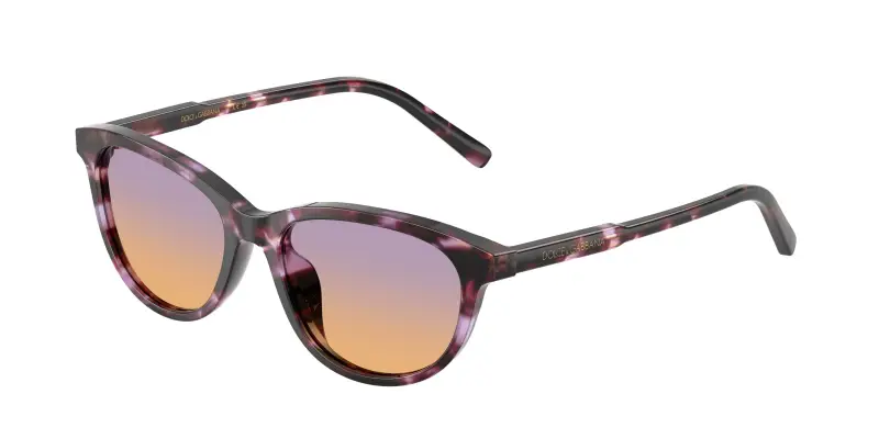 Bambino Dolce & Gabbana DX4010 3477EL Occhiali da sole Acetato Viola Arancione Cat Eye Normale