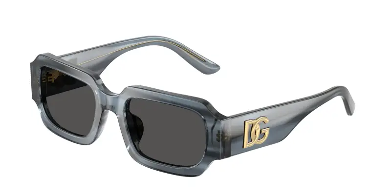 Bambino Dolce & Gabbana DX4011 348287 Occhiali da sole Acetato Blu Blu Squadrata Normale