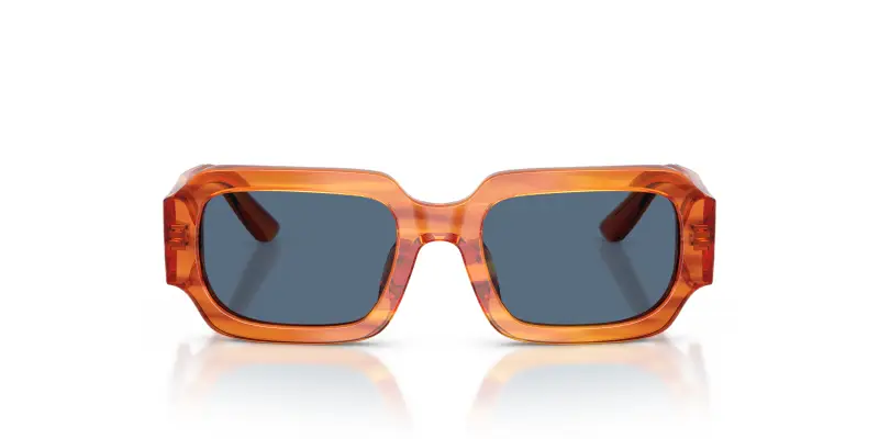 Bambino Dolce & Gabbana DX4011 348380 Occhiali da sole Acetato Marrone Blu Squadrata Normale miniatura 3