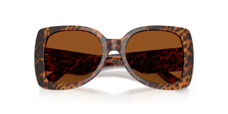 Bambino Dolce & Gabbana DX4012 347073 Occhiali da sole Acetato Marrone Marrone Farfalla Normale miniatura 2