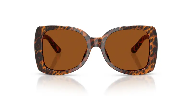 Bambino Dolce & Gabbana DX4012 347073 Occhiali da sole Acetato Marrone Marrone Farfalla Normale miniatura 3