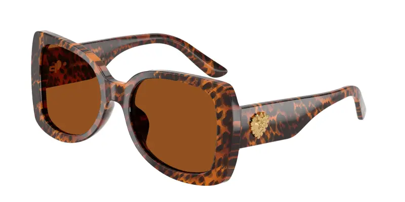 Bambino Dolce & Gabbana DX4012 347073 Occhiali da sole Acetato Marrone Marrone Farfalla Normale