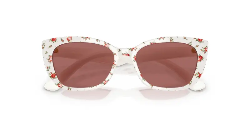Bambino Dolce & Gabbana DX4427 348769 Occhiali da sole Acetato Multi-colore Viola Cat Eye Normale miniatura 2