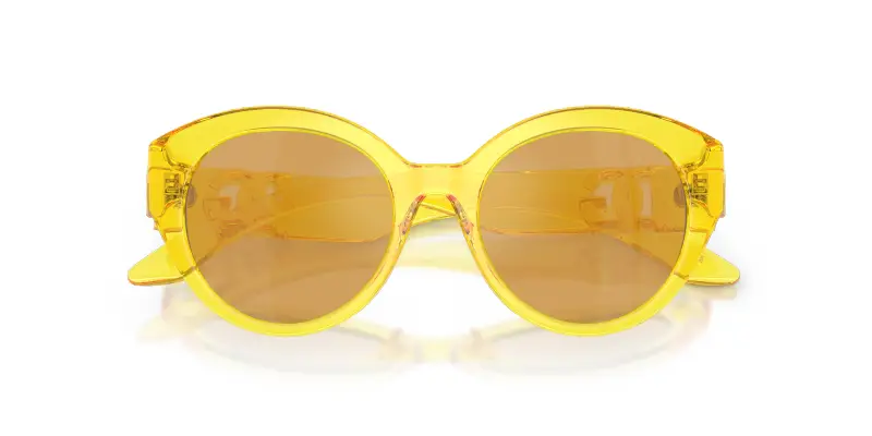 Bambino Dolce & Gabbana DX6010 333474 Occhiali da sole Iniettato Giallo Arancione Farfalla Normale miniatura 2