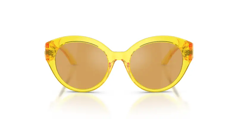 Bambino Dolce & Gabbana DX6010 333474 Occhiali da sole Iniettato Giallo Arancione Farfalla Normale miniatura 3