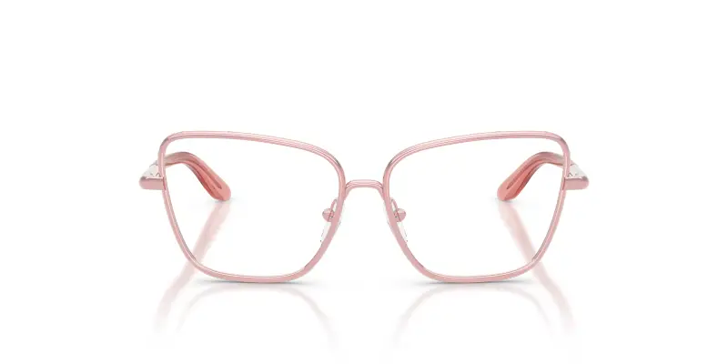 Bambino DX1102 1361 Montature da vista Metallo Rosa Trasparente Farfalla Normale miniatura 3