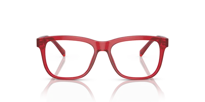 Dolce & Gabbana Bambino DX3356 3409 Montature da vista Acetato Rosso Trasparente Squadrata Normale miniatura 2