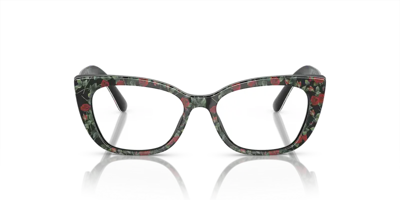 Dolce & Gabbana Bambino DX3357 3426 Montature da vista Acetato Bianco Trasparente Cat Eye Normale miniatura 2