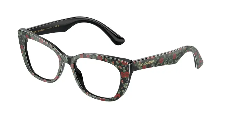 Bambino DX3357 3426 Montature da vista Acetato Bianco Trasparente Cat Eye Normale